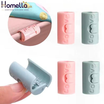 Invisible Need-free Bed Sheet Holder Quit Cover Non-Slip Mattress Sheet Buckle Bed pegs Clamp Fastener Gripper (pack of 10)