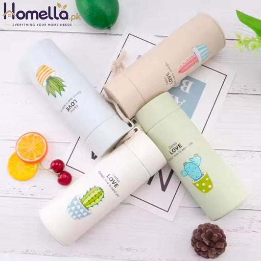 New Succulent Double-layer Insulated Glass Water bottle Portable Handheld Drinking Cup Business Gift Cup