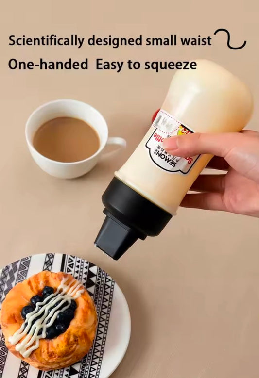 350ml Squeeze Bottles Condiment Bottle With Nozzle ketchup Mayonnaise Squeeze Bottle Honey Dispensar Kitchen Supplies