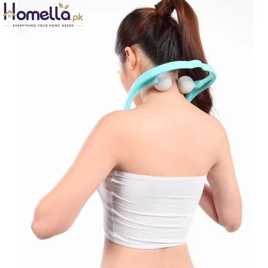 Manual Neck Massager Fitness Equipment Health Care Exercise Tool Beauty Body Manual Neck Massage Small Tool Fitness Exercise
