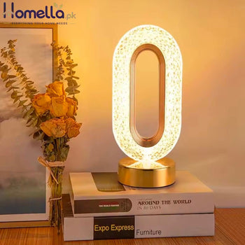 Touch 3D Crystal Moon Track Square Star Ball LED Night Light USB Rechargeable Galaxy Lamp Color Changing Kids Bedroom Home Decor