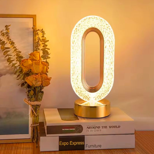 Touch 3D Crystal Moon Track Square Star Ball LED Night Light USB Rechargeable Galaxy Lamp Color Changing Kids Bedroom Home Decor