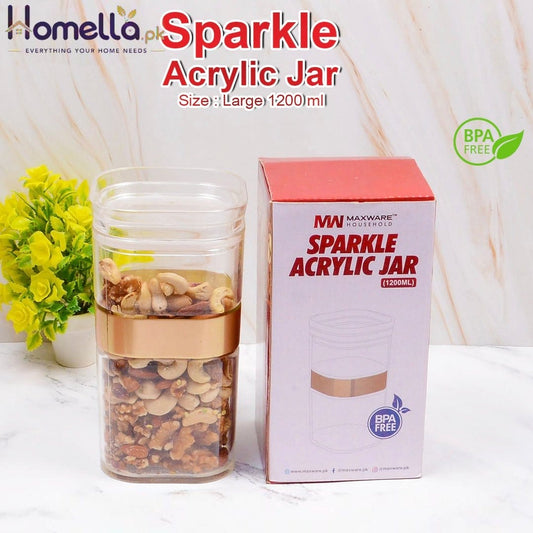 Sparkle Acrylic JAR 1200 ML