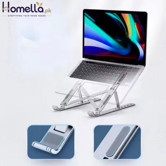 Foldable Laptop Stand Adjustable Portable Notebook Bracket Support Base Aluminum Alloy Holder For Macbook Laptop PC Accessories