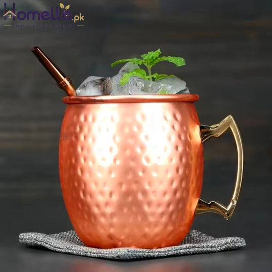 1PC 530ml Stainless Steel Moscow Mule Mug Kitchen Bar Beer Cup Coffee Mug Drinkwares Cup