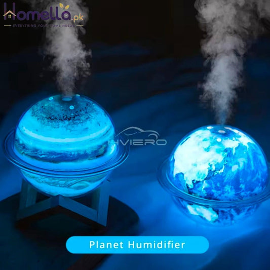Galaxy Projection Humidifier with Colorful Night Light USB Large Spray Aroma Diffuser for Home Office Bedroom