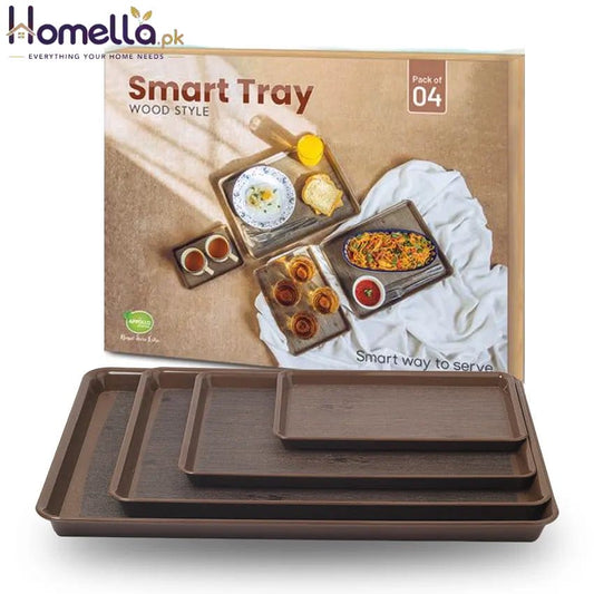Smart Serving Tray Bundle Pack of 4