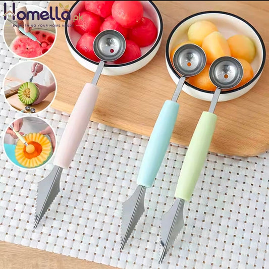 Kitchen DIY Cold Dishes Tools Gadgets Ice Cream Dig Ball Scoop Scoop Baller Multi Function Fruit Carving Knife Watermelon Baller