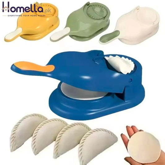 2 in1 Dumpling Maker DIY Kit Wrapper Presser Dough Pressing Ideal for Home Cooking Dough Skin Molder Machine Kitchen Gadgets